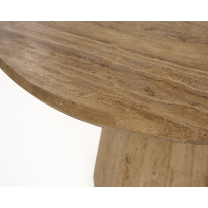 Modrest Velma Modern Travertine Marble Coffee Table Beige Coffee Table 82010 VGBR-SBA-8542CT-BE