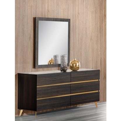 Nova Domus Velondra Modern Eucalypto + Marble Bedroom Set Brown Bedroom Set 79411|79412 VGACVELONDRA-BED-SET