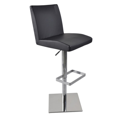LA Furniture T-1068CN Modern Black Leatherette Bar Stool VGCBT1068CN-BLK Contemporary Style by Vig Furnitrue Number 16171 Catch Home Goods