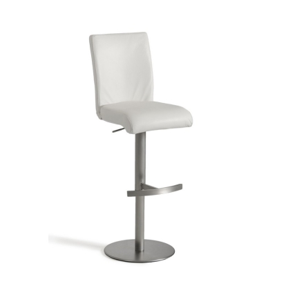 LA Furniture T-1206 Modern White Eco-Leather Bar Stool VGCBT1206-WHT Contemporary Style by Vig Furnitrue Number 16170 Catch Home Goods