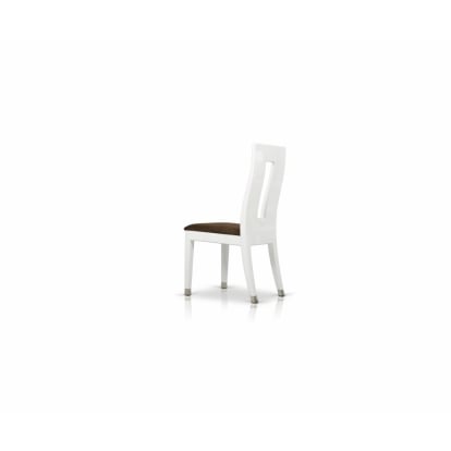 LA Furniture Thor Modern White Glossy Dining Chair VGGU903CH-WHT Contemporary Style by Vig Furnitrue Number 15258 Catch Home Goods