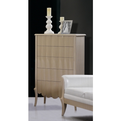 Waterfall Transitional Beige 5-Drawer Chest Beige Chest 15400 VGSLE-WATERFALL-CHEST
