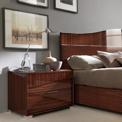 LA Furniture Sogno Modern Glossy Nightstand VGSMA-SONCD000 Contemporary Style by Vig Furnitrue Number 15847 Catch Home Goods