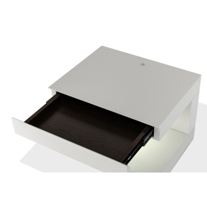 Modrest Esso Modern Grey Nightstand Grey Nightstand 15349 VGWCC521B-GRY