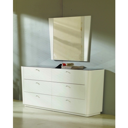 LA Furniture Symphony Modern Wall Mirror VGWCSYMPHONY-MR Contemporary Style by Vig Furnitrue Number 11730 Catch Home Goods