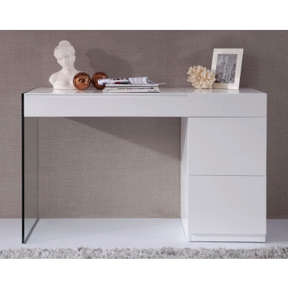 Volare Modern White Floating Glass Vanity with Mirror White Vanity 15254 VGWCC606-VAN