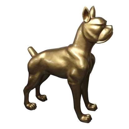 Modrest Large Gold Dog Sculpture Other Sculpture DISCONTINUED VGTHVT-180101-GLD