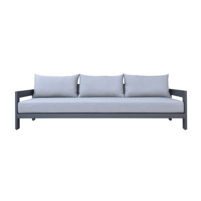 Renava Wake Modern Charcoal Outdoor Sofa Grey Outdoor Seating 77697A VGGEMONTALK-GREY-S