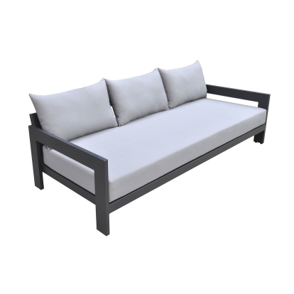 Renava Wake Modern Charcoal Outdoor Sofa Grey Outdoor Seating 77697A VGGEMONTALK-GREY-S
