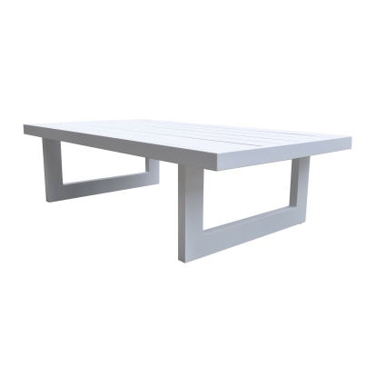 Renava Wake Modern White Outdoor Coffee Table White Outdoor Table 77700 VGGEMONTALK-WHT-CT