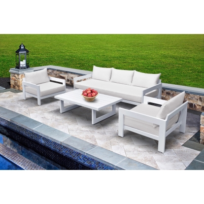 Renava Wake Outdoor Off-White Sofa Set Off-White Outdoor Sofa Set 81117 VGGE-WAKE-SOFA-SET