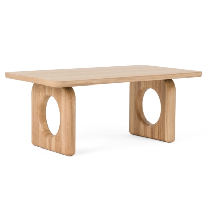 Modrest Washington Modern Natural Oak Coffee Table Oak Coffee Table 81161 VGME121258-CT