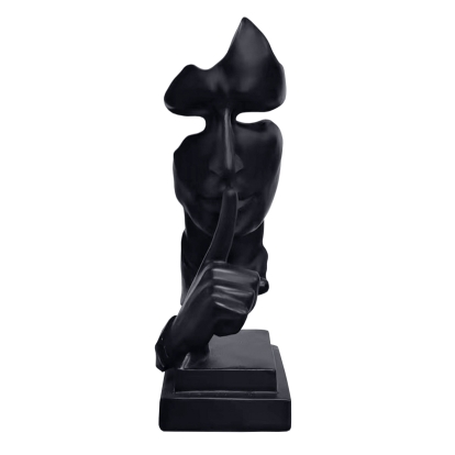 Modrest Whisper Modern Black Sculpture Black Sculpture 81348 VGTH-SZ-1036-BLK