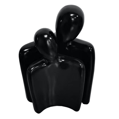 Modrest Two People Modern Black Sculpture Black Sculpture 81335 VGTH-235326