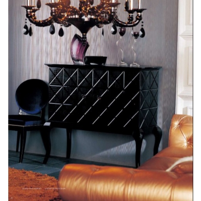 Armani Xavira Monte Cristo Modern Black Buffet Black Buffet 12622 VGUNAA602-120