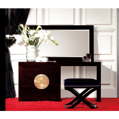 A&X Tuscany Ebony Vanity Table Vanity 16177 VGUNAW424-152