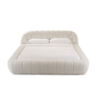 Divani Casa Yolonda Modern Off-White Fabric Bed Off-White Bed 81100|81101 VGEV-A127-BED-OFFWHT