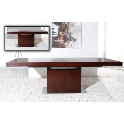 LA Furniture Zenith Modern Red Oak Extendable Dining Table VGGU841XT Contemporary Style by Vig Furnitrue Number 13579 Catch Home Goods